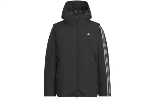 adidas originals X HAMCUS FW23 Hooded Zip-Up Down Jacket Black