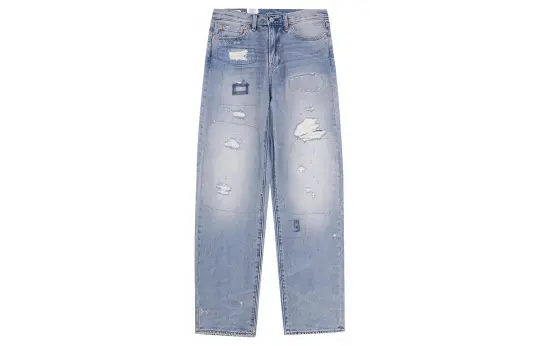 Levis Jeans Men's Denim Blue Moderate Straight Fit Pants