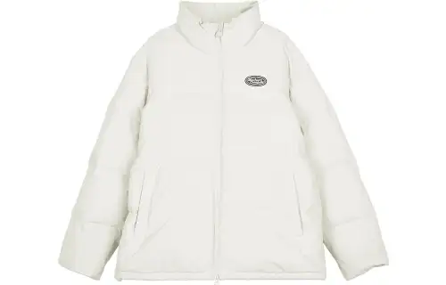 Skechers Puffer Jacket Unisex Marshmallow White