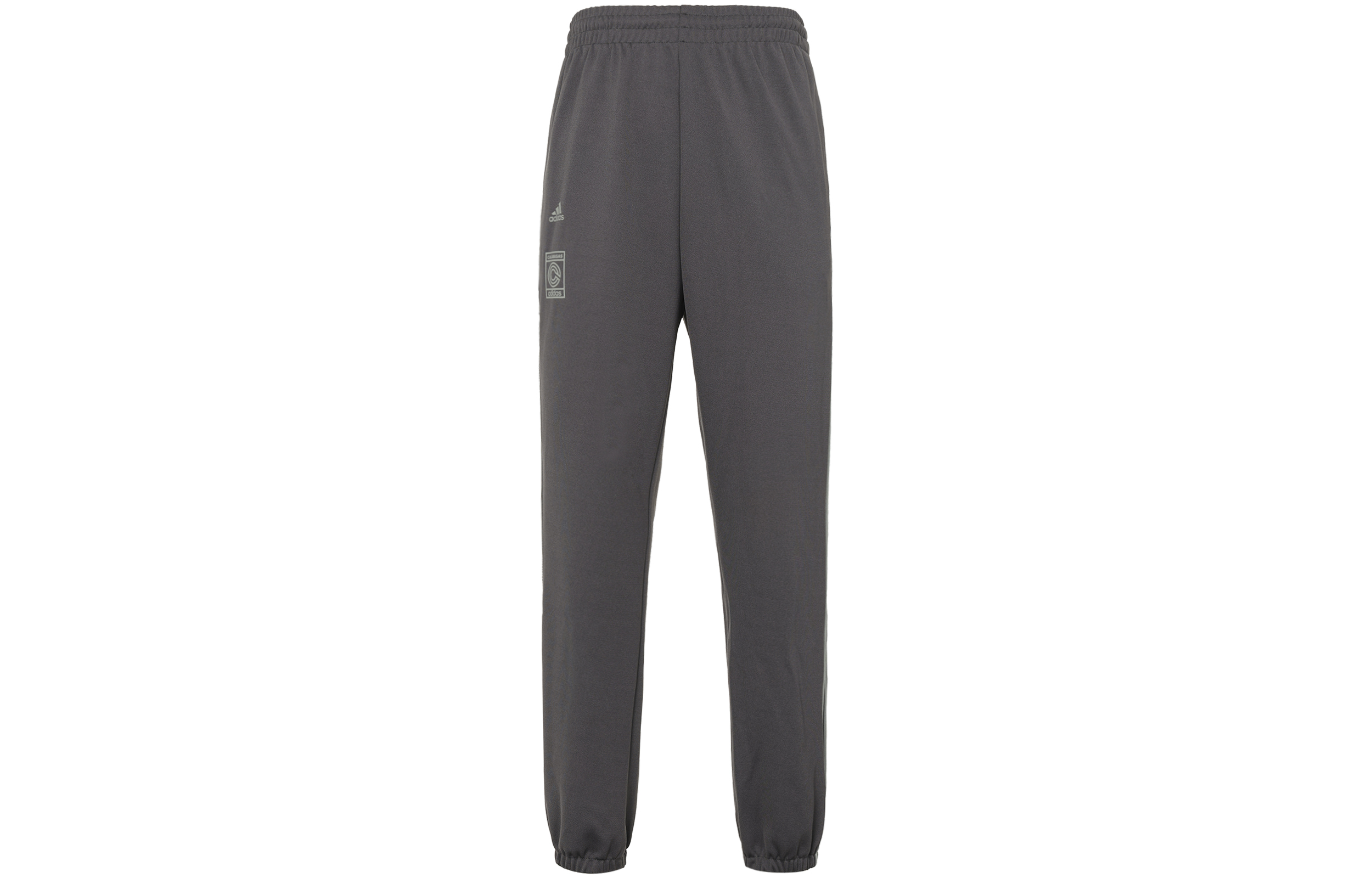 Adidas originals clover Calabasas TP loose elastic waist cinch casual knitted sweatpants men's gray
