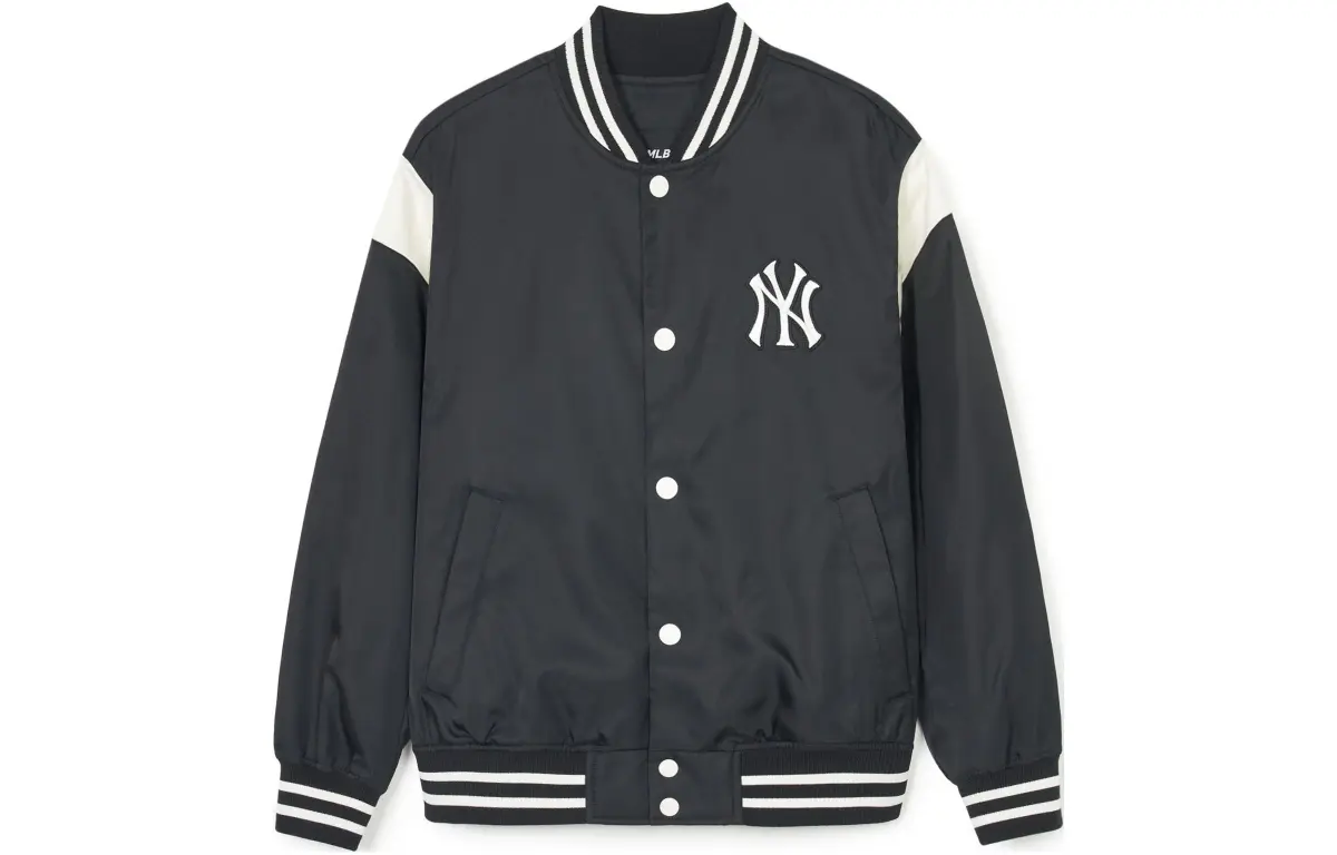 MLB SS24 New York Yankees Baseball Jacket Unisex Black