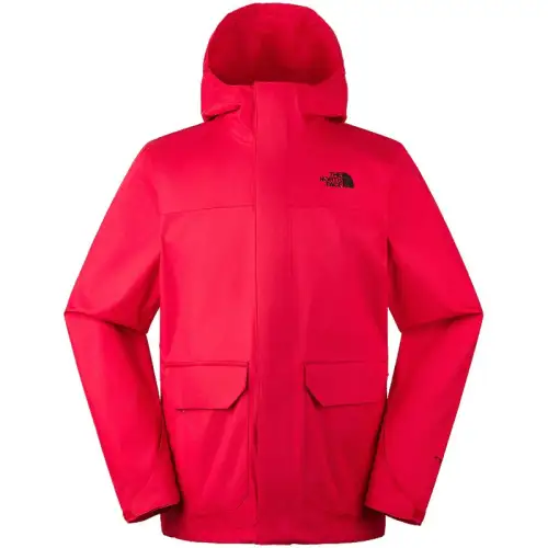 THE NORTH FACE Urban Exploration Waterproof, Windproof, And Rainproof Windbreaker Jacket Unisex Red