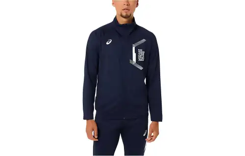 Asics Jackets & Coats Men's Marine Blue