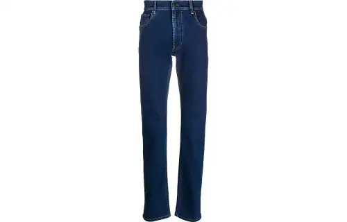 PRADA Jeans Men's Blue Moderate Straight Fit Pants