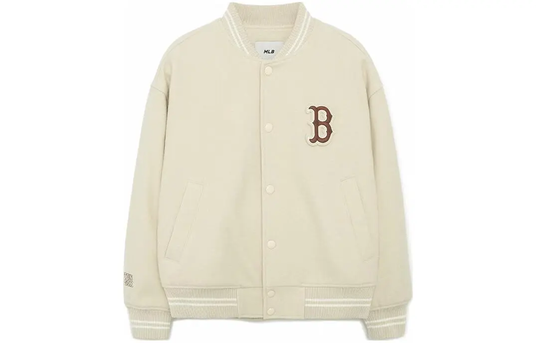 MLB Baseball Jacket Unisex Apricot