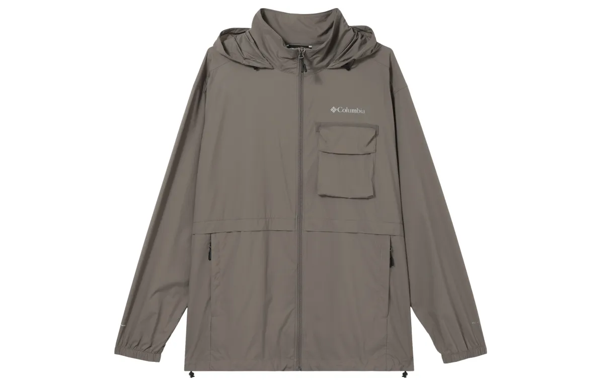 Columbia Waterproof UV Protection Sun Protection Clothing Men's Gray
