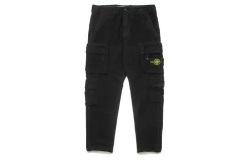 STONE ISLAND Casual Pants Men's Black