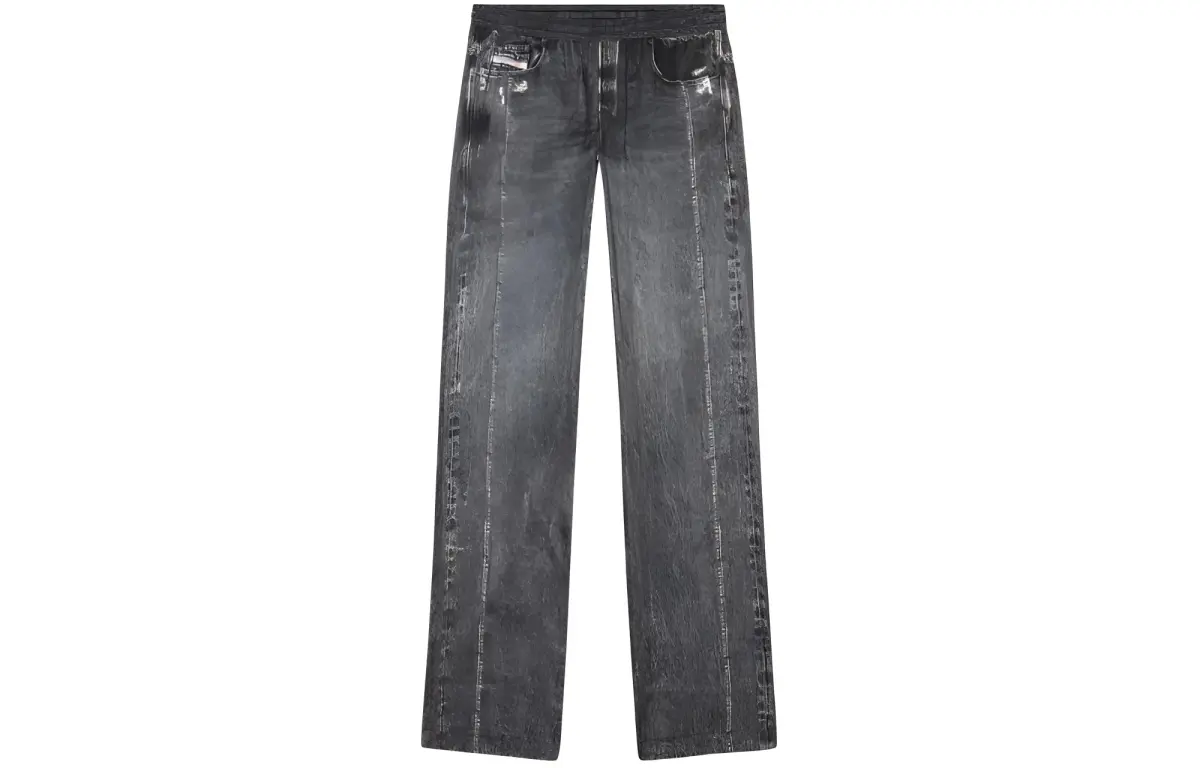 DIESEL P Alston Fluid Printed Trousers