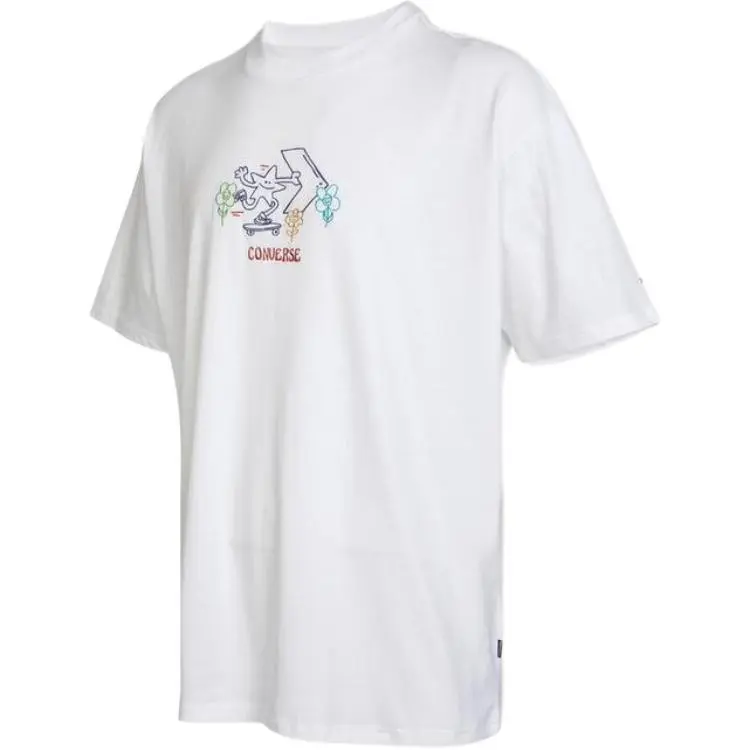 Converse Pushing Along T Shirt Men's White