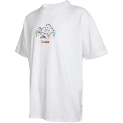 Converse Pushing Along T Shirt Men's White