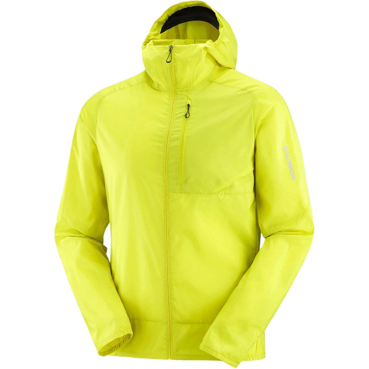 Мужская куртка Salomon CROSS WIND (салатовая)
