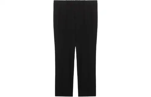 Burberry Grain De Poudre Wool Tailored Trousers