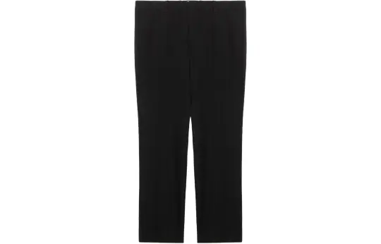 Burberry Grain De Poudre Wool Tailored Trousers