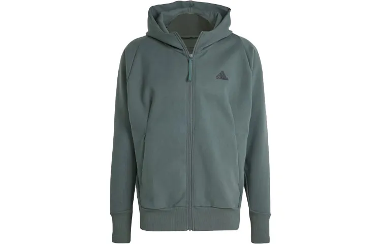 Adidas Z.N.E Authentic Healing Collection Hooded Track Jacket Jackets & Coats Men's Ivy Green