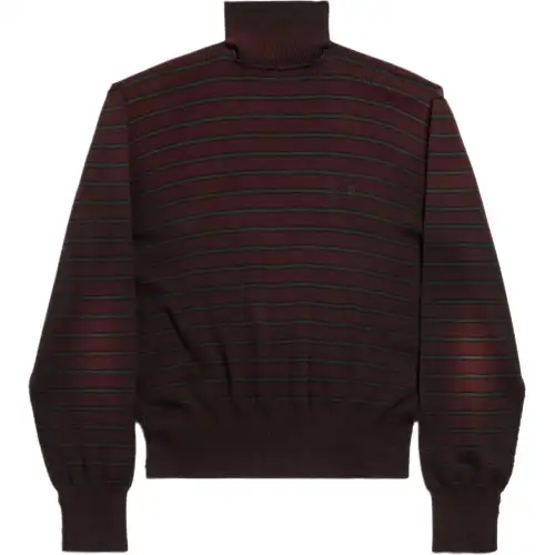 Balenciaga Knitwear Regular Fit Men's Black Red