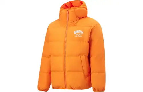 Li Ning Badfive Down Jacket Men's Fall Tangerine
