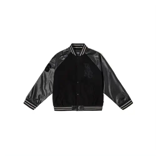 Vans Jackets Men's Black Baseball Collar Moderate Other