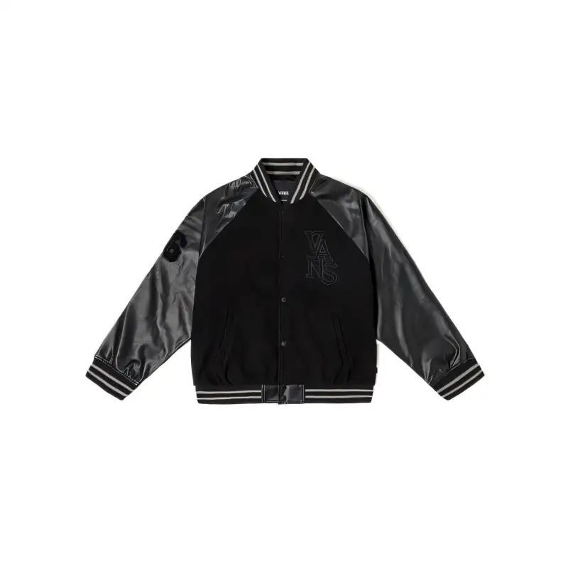Vans Jackets Men's Black Baseball Collar Moderate Other