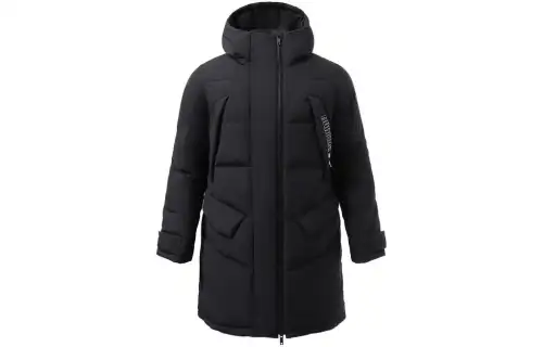 Li Ning Down Jackets Men's Black Hooded Moderate Other