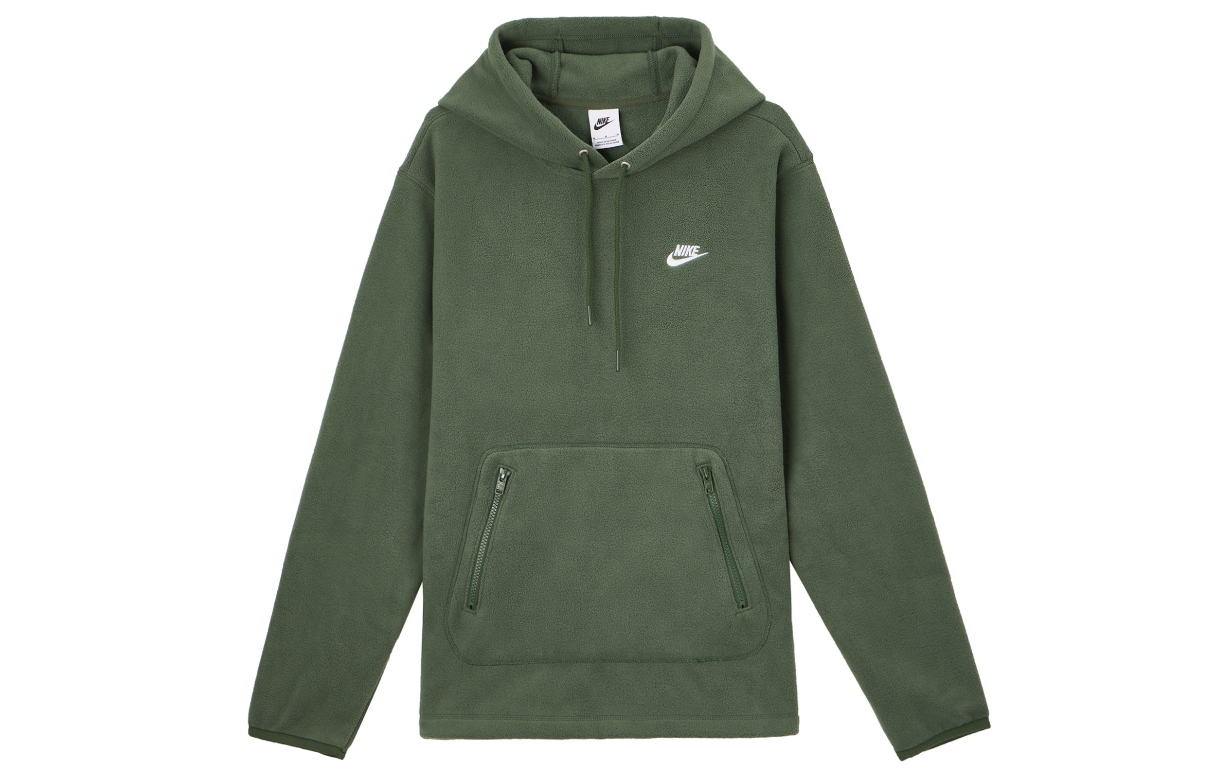 Nike Pullover Hooded Fleece Lined Soft And Comfortable Fleece Clothing Men’s Fir Green