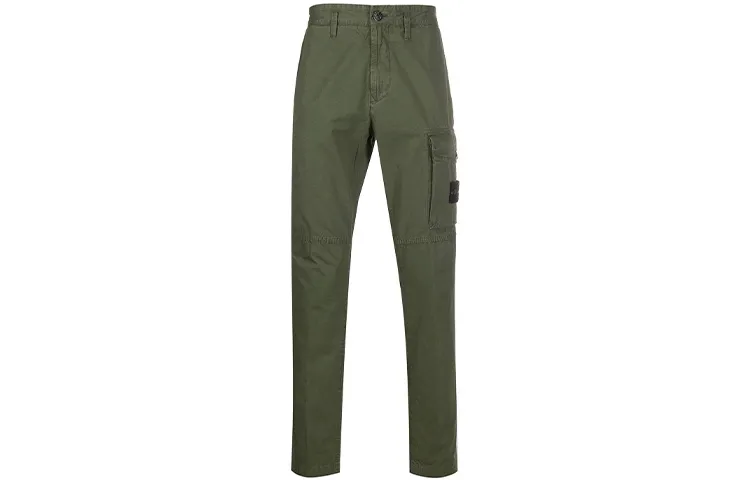 STONE ISLAND Cargo Pants Men's Green Moderate