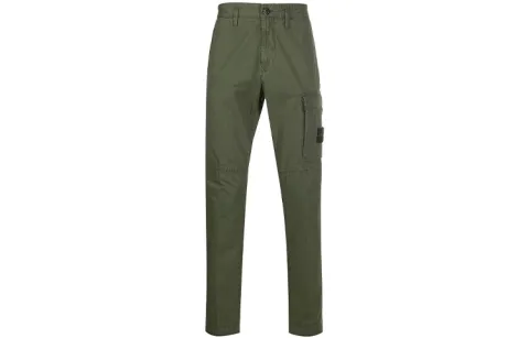 STONE ISLAND Cargo Pants Men's Green Moderate