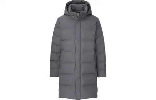 UNIQLO Down Jacket Men's Asphalt Gray