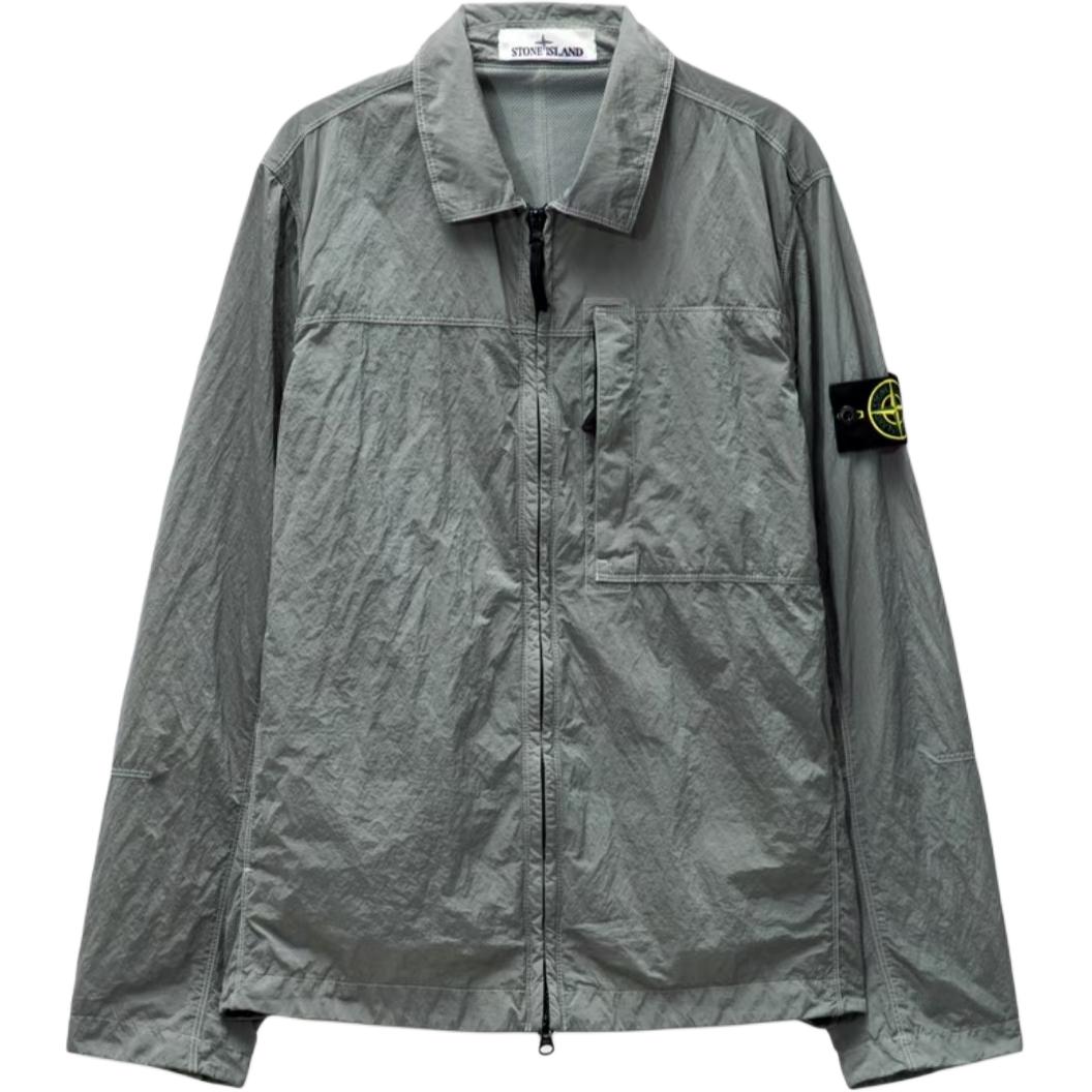 Мужская куртка STONE ISLAND FW24 Nylon Metal (серая)