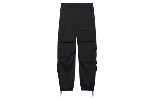 Balenciaga Cargo Pants Men's Black Moderate