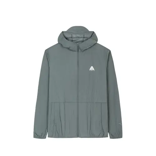 Anta Breathable And Quick Dry Sun Protection Clothing Men's Mud Green
