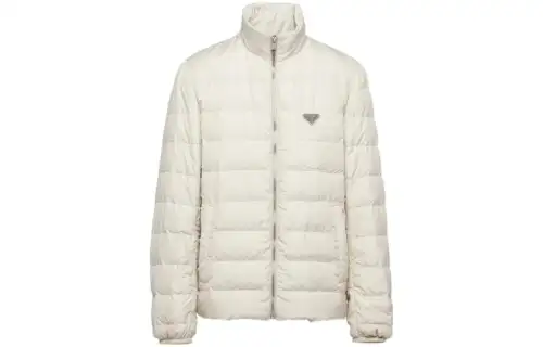 PRADA FW23 Down Jacket Men's Ecru