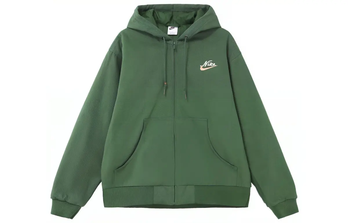 Nike Jackets Men's Green Hooded (Non-detachable) Moderate