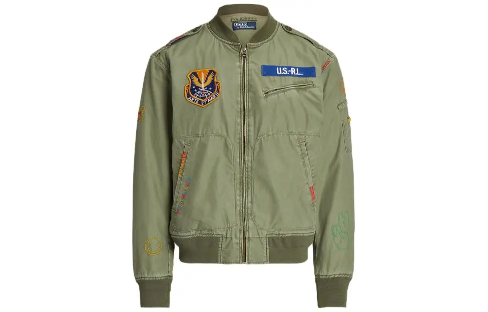 Polo Ralph Lauren FW23 Baseball Jacket Men's Green