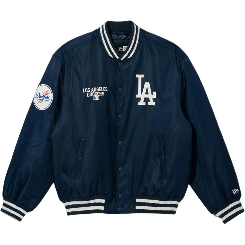 New Era Baseball Jackets Unisex Blue Baseball Collar Moderate