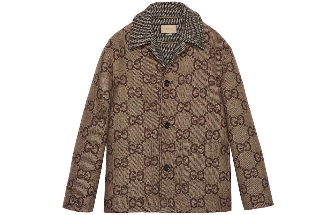 Gucci Maxi GG-jacquard wool jacket