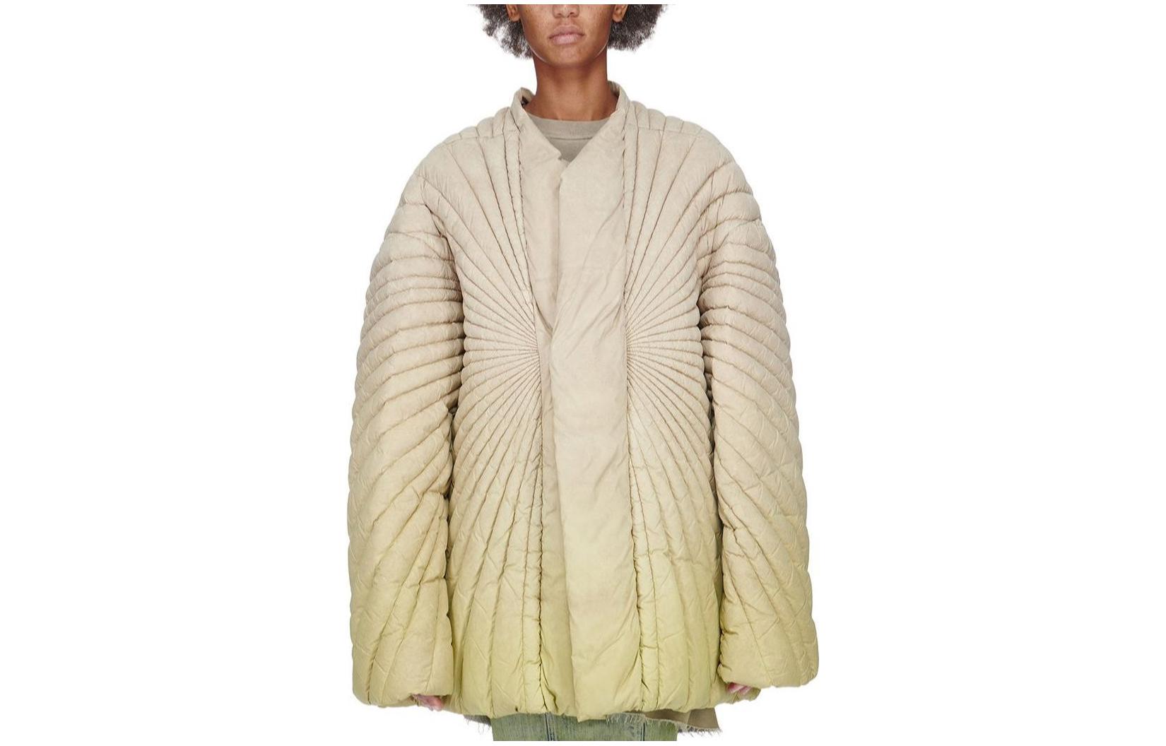 RICK OWENS/RO FW23 Radiance Jacket In Degrade Nylon Jackets & Coats Men's Beige