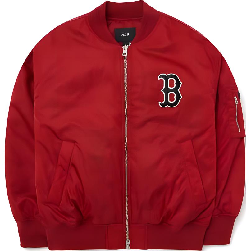 Мужская куртка MLB Boston Red Sox (бордовая)