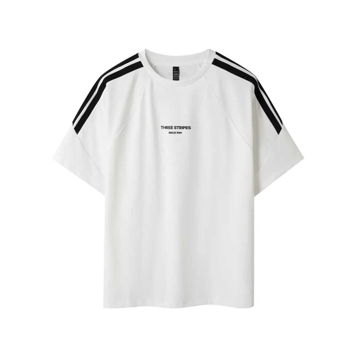 Adidas 3 Stripes T Shirt Unisex White
