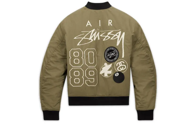 Nike x Stussy FW23 Jackets & Coats Asia Version Unisex Army Green