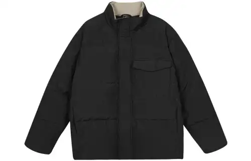 Skechers Colorful Down Jacket Men's Carbon Black