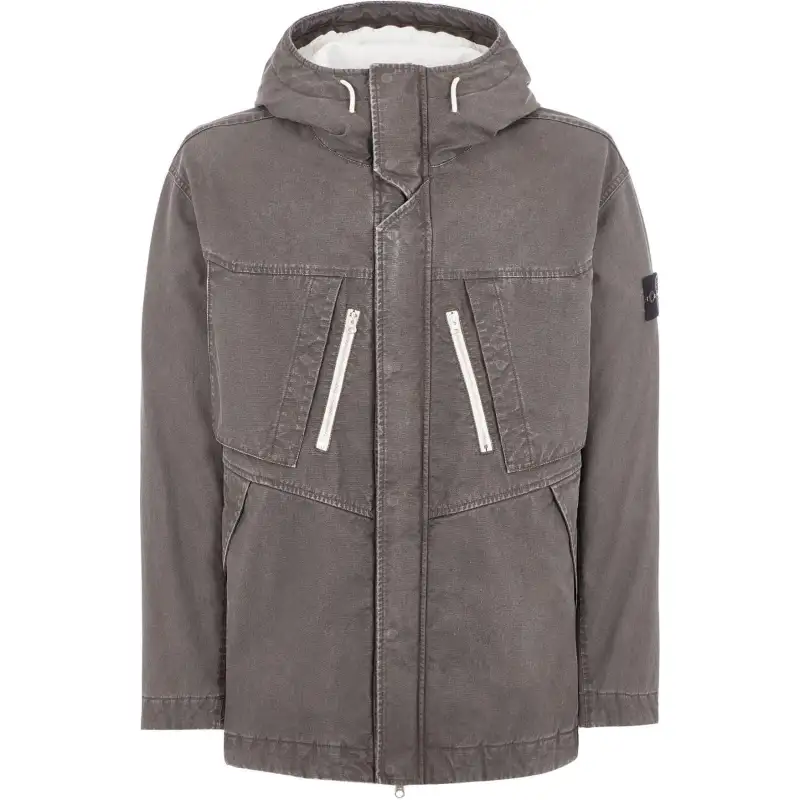 STONE ISLAND FW24 Jacket Unisex Lead Gray