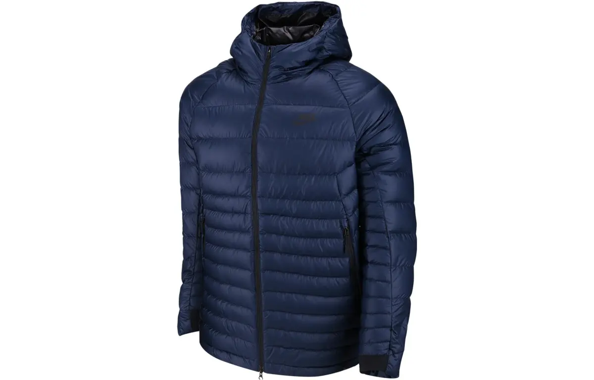 Nike SPORTSWEAR HOODED GUILD Down Jacket Men's Dark Blue