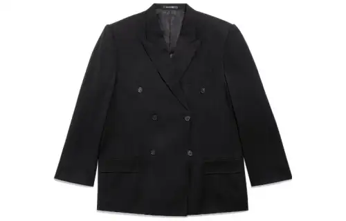 Balenciaga SS24 Jackets & Coats Loose Fit Unisex Black