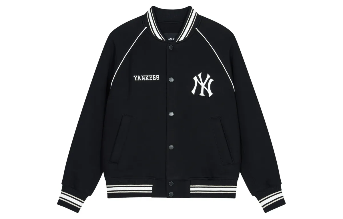 MLB SS24 Baseball Jacket Unisex Black