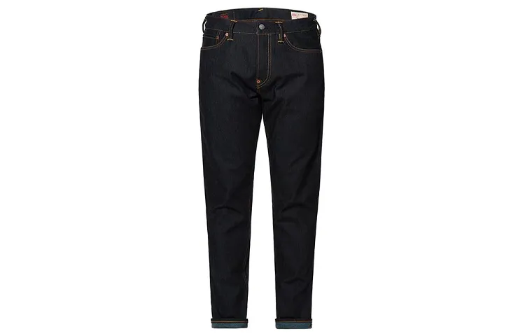 EVISU Tapered Pants Jeans Men's Denim Blue