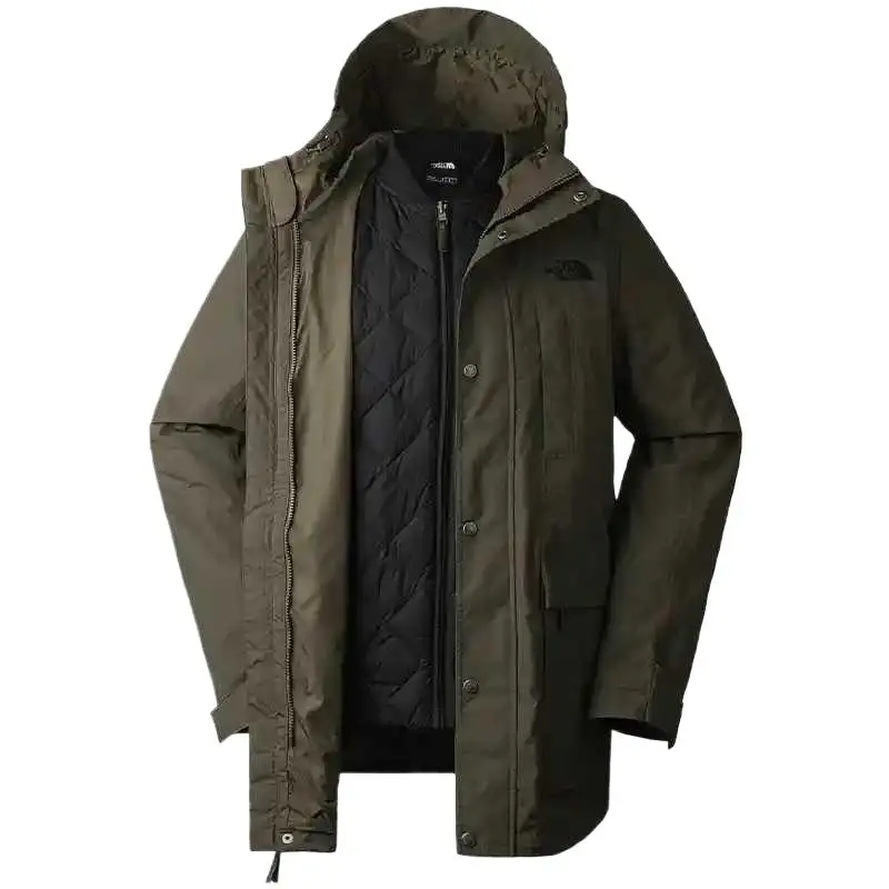 THE NORTH FACE Urban Exploration Hiking Waterproof, Windproof, Breathable, And Thermal Windbreaker Jacket Men's Green