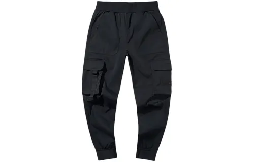Li Ning BADFIVE Cargo Pants Men's New Standard Black Moderate