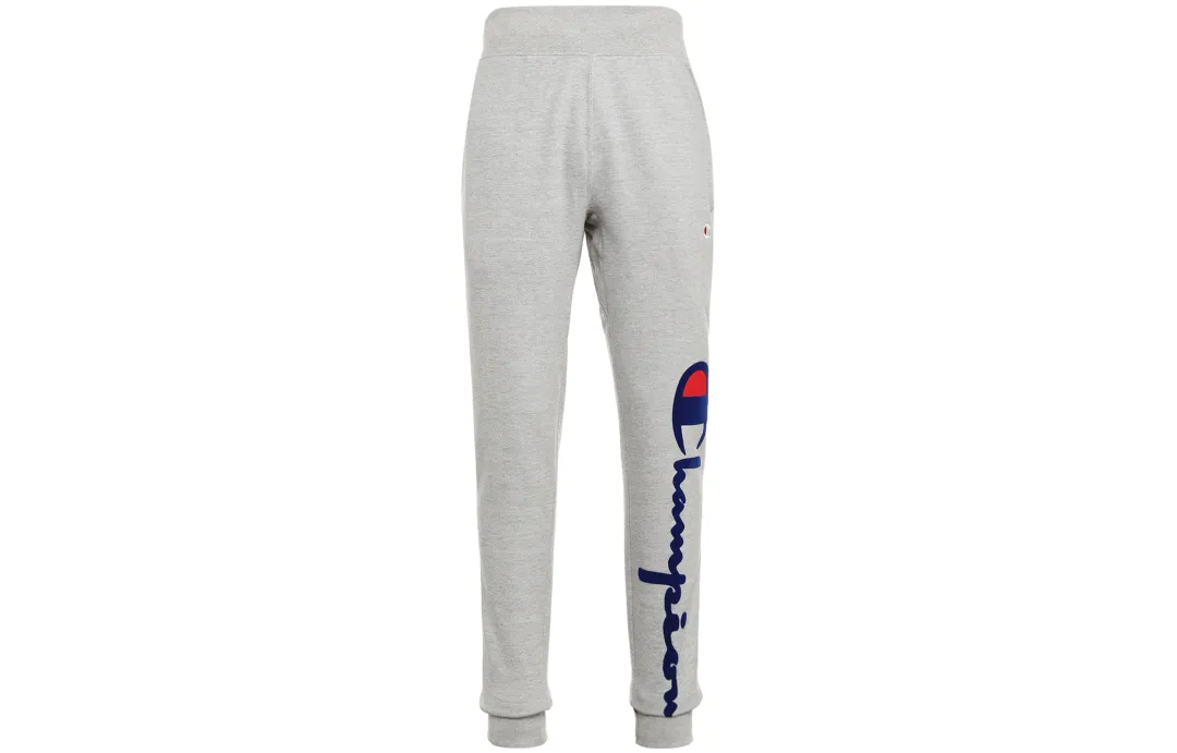 Champion Sweatpants US Version Unisex Light Gray