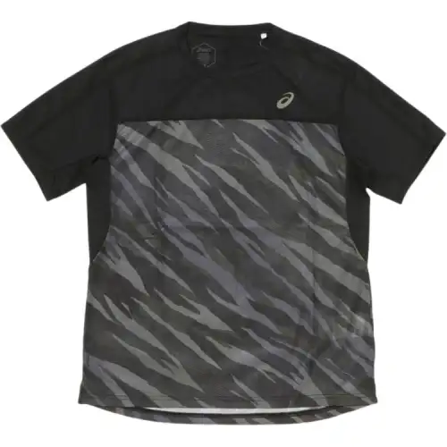 ASICS T Shirts Men's Black Crew Neck