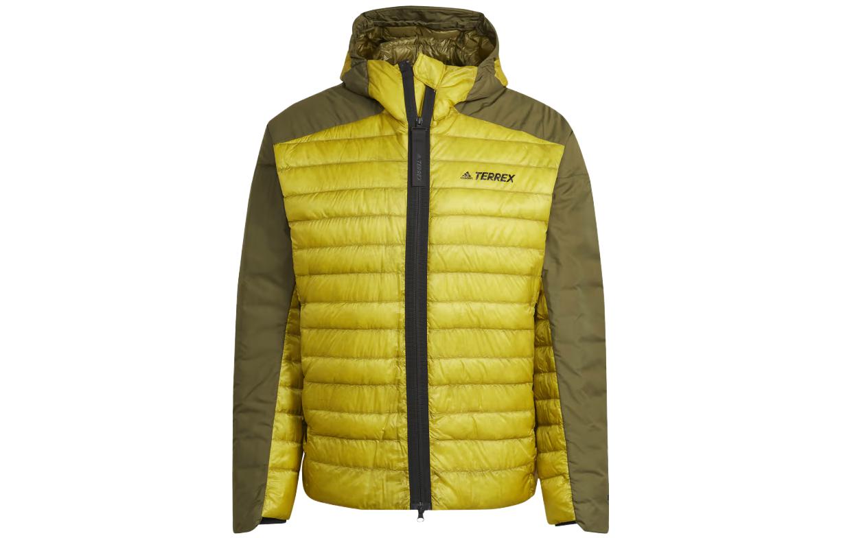 Adidas Terrex Myshelter Down Hooded Jacket Jackets & Coats Japan Version Men's Olive